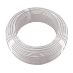 สายไฟ THW THAI UNION Cable wire : White , 1 x 4 sqmm. (90 M./EA)