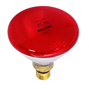 หลอด PAR 38 HI-TEK ขนาด 80W 230V-E27 สีแดง