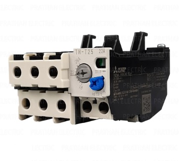 โอเวอร์โหลดรีเลย์ MITSUBISHI No.TH-T25 Overload relay , 6.6(5.2-8)A 2E