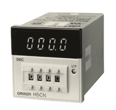 ไทม์เมอร์ OMRON NO.H5CN-XCNM Panel Mount Surface Mount Single Function Timer Relay , 100-240 VAC 1 S - 99 M 59 S