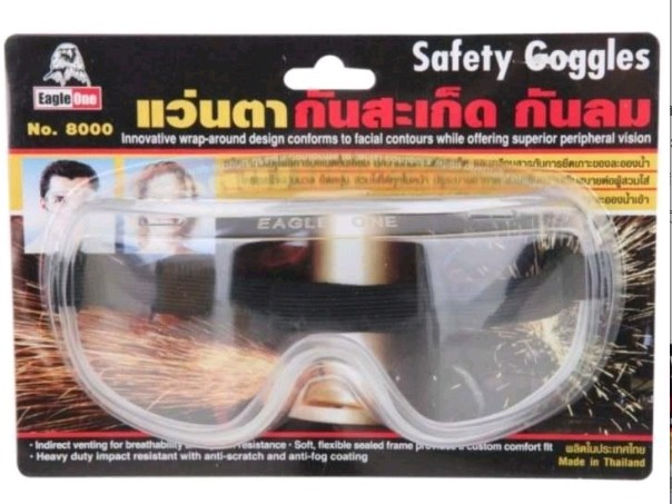 แว่นตากันสะเก็ด EAGLE ONE NO.8600-P SAFETY GOGGLES