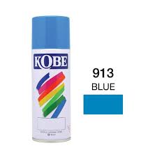 สีสเปรย์ KOBE No.913 Spray paint : BLUE , 400cc