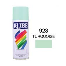 สีสเปรย์ KOBE No.923 Spray paint : TURQUOISE , 400cc