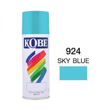 สีสเปรย์ KOBE No.924 Spray paint : SKY BLUE , 400cc