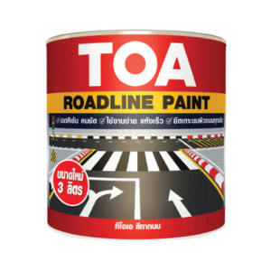 สีทาถนนสะท้อนแสง TOA NO.713 Road line paint , 1GL. (Yellow)