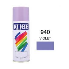 สีสเปรย์ KOBE No.940 Spray paint : VIOLET , 400cc