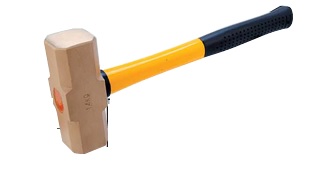 CARLTSO NO.EX104-6000A Sledge Hammer (Non-Sparking tools ) AL-BR 6000g (TJO)