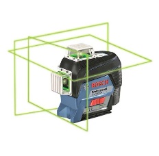 เลเซอร์แบบเส้นสีเขียว BOSCH NO.GLL 3-80 CG (0601063U80) Professional 3D Green Line Laser