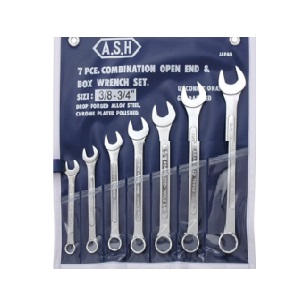 ชุดประแจแหวนข้างปากตาย AIGO Combination ratcheting head wrench set , 10 - 19 mm. (7pcs/ea)