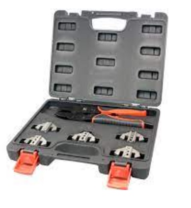 ชุดคีมย้ำหางปลา K-KABLE No.KC-8705DQ Crimping pliers with dies set