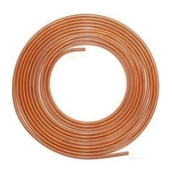 ท่อทองแดงอ่อน TOTALINE No.TTLT-CPC38 #22T Copper Soft coil in roll ASTM B280 , O.D. 3/8&quot;  (15 mt/roll)