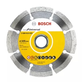 ใบตัดเพชร BOSCH No.2608615025 Diamond cutting disc : universal , 4&quot;