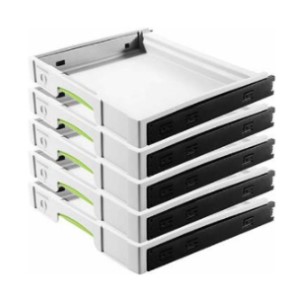 ถาดพร้อมรางเลื่อน FESTOOL No.005.24.645 Pull-out Drawer SYS-AZ-SET (5 pcs/set)