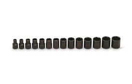 WRIGHT-TOOL NO.359 3/8&quot;Dr. 14Pc. Impact Metric Socket Set 6mm-19mm 6Pt. Std.