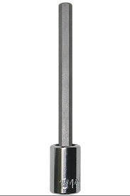 WRIGHT-TOOL NO.42L14 1/2&quot;Dr. Long Hex Bit Socket size 7/16&quot; 