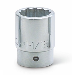 WRIGHT-TOOL NO.6124 3/4&quot;Dr. Standard Metric Socket Size 3/4&quot; 12P