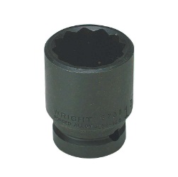 WRIGHT-TOOL NO.67-30MM 3/4&quot;Dr. Thin wall Socket Industrial Finish Size 30mm. 12P