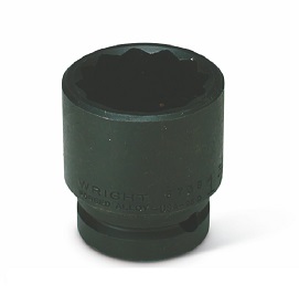 WRIGHT-TOOL NO.67H24 3/4&quot;Dr. Socket Impact Shallow 3/4&quot; 12P