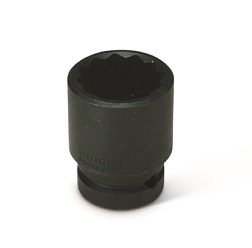 WRIGHT-TOOL NO.67H-27MM 3/4&quot;Dr. Socket Impact Shallow 27mm. 12P