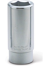 WRIGHT-TOOL NO.6524 3/4&quot;Dr. Deep Socket Size 3/4&quot; 6P