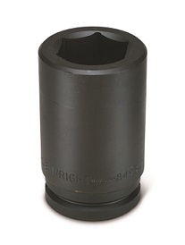 WRIGHT-TOOL NO.849-43MM 1.1/2&quot;Dr. Deep Socket Impact 43mm. 6P