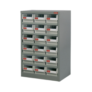 ตู้เก็บชิ้นส่วน SHUTER No.HD-318 Compartment tool box , 550 x 400 x 880 mm.