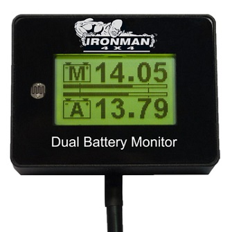 มาตรวัดแสดงความจุกระแสไฟ IRONMAN NO.DB MONITOR Dual Battery Monitor (Only) 