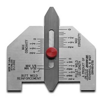 เกจวัดรอยเชื่อม G.A.L. No.Cat #6 Automatic Weld Size (AWS) Type Gauge (Imperial)