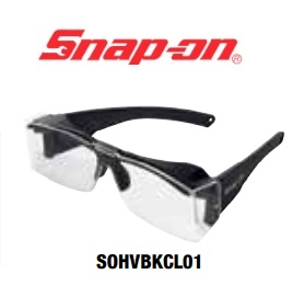 SNAP-ON No.SOHVBKCL01 Safety Glasses : Black Helluvator UV safety glasses