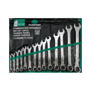 ชุดประแจแหวนข้างปากตาย PUMPKIN No.44980 Open-ended ring wrench ,8-24mm. (14pcs/set).