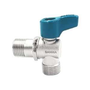 มินิบอลวาล์วฉาก ผ.ผ. SANWA Mini Angle Ball Valve , 1/2&quot;.