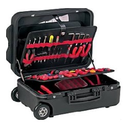 กระเป๋าเครื่องมือมีล้อ (เฉพาะกระเป๋า) KENNEDY No.KEN-593-2785K High Impact Resistant Tool Case : Tools are not included , 470x390x347 mm. (5.6kg.)