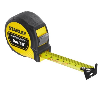 ตลับเมตร(ตะขอแม่เหล็ก) STANLEY NO.STHT37217 Control Lock Tape Measure , 5m.