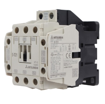 แมกเนติกคอนแทคเตอร์ MITSUBISHI NO.S-T21 Magnetic Contactor 22A, 380-440VAC