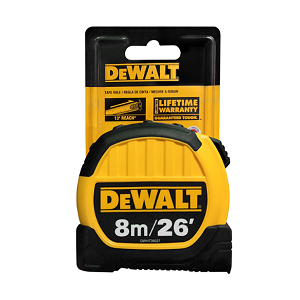 ตลับเมตร DEWALT No.DWHT36027-0-30 Tape Measure Atomic , 8m.