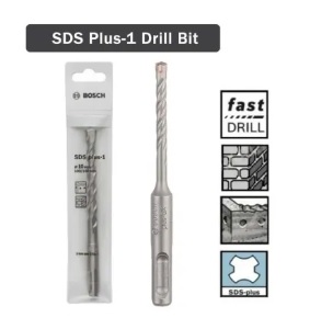 ดอกสว่านเจาะคอนกรีต BOSCH No.2608680259 Concrete drill bit : SDS Plus-1 (S3) , 5 x 100/160 mm.