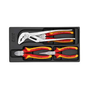 GEDORE No.1500 ES-VDE 145 VDE Pliers Set in 1/3 ES-Module