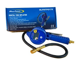 เกจวัดลมยาง BLUE-POINT No.BLPDTPG175 Tire Gauge &amp; Inflator ,5-150 Psi