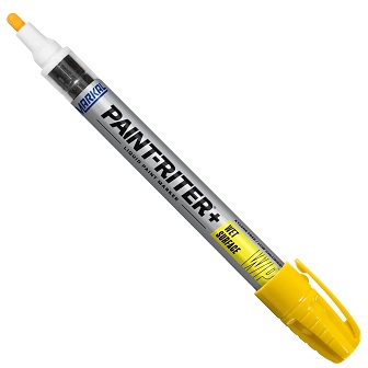 ปากกาเคมี MARKAL No.96931 Paint-Riter+ Wet Surface Liquid Paint Marker :Yellow