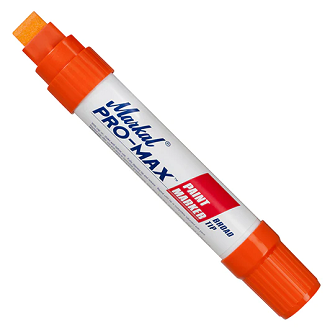 ปากกาเคมี MARKAL No.90904 PRO-MAX Broad Tip Liquid Paint Marker : Orange