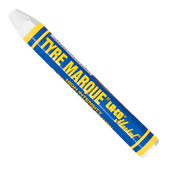 MARKAL No.51420 TYRE MARQUE Solid Paint Crayon :White