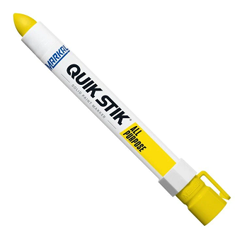 MARKAL No.61053 Quik Stik All Purpose Solid Paint Marker :Yellow