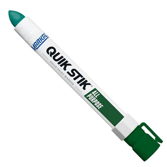 MARKAL No.61069 Quik Stik All Purpose Solid Paint Marker :Green