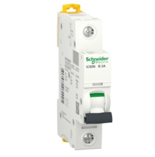 เซอร์กิตเบรคเกอร์ SCHNEIDER No.A9F73220 Miniature Circuit Breaker Acti9 iC60N (B-Curve) , 2P 20A