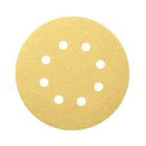 กระดาษทรายหลังสักหลาด BOSCH NO.2608608T66 C411 Velcro Sand Disc C411 For GEX-125 : H&amp;L (P100) , 5&quot; x 125 mm.