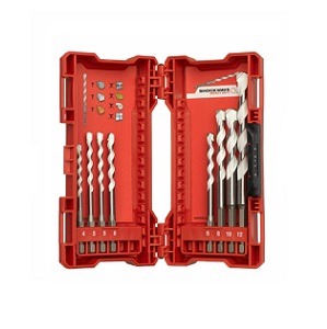 ชุดดอกสว่านก้านเหลี่ยม 8 ชิ้น MILWAUKEE No.4932493871 (4932471112)  Square Shank Drill Bit Set , 8pcs/Set