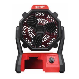 พัดลมไร้สาย MILWAUKEE No.M18 AF-0 Wireless Fan 18V (272/365/476 m3/h) , 3.6x4 m./2.9 kg.