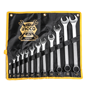 ชุดประแจแหวนข้างปากตาย INGCO No.HKSPA1143 Combination Spanner Set , 6-32mm. (12pcs/ea)