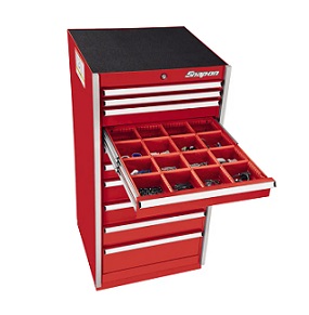 SNAP-ON No.KSSE101AAPBN 10-Drawer Standard Eye-Level (Red with Brushed Trim)