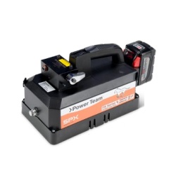 POWER TEAM No.PB102-0 18VDC Battery Powered Hydraulic Pump, Single Acting, 2-Way with Auto Dump, Rapid Battery Charger (Compact, li-ion 18Vdc, 9.0 ah battery)